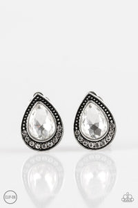 Radiantly Ravishing - White Clip-On