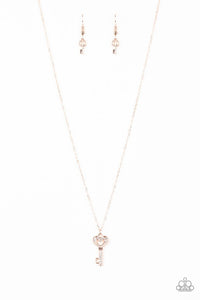 Lock up your valuables-rose gold