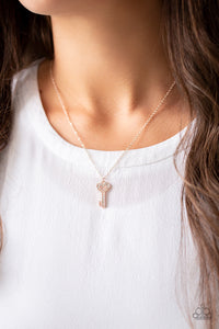 Lock up your valuables-rose gold