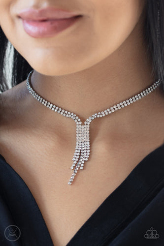 Double The Diva - White Choker